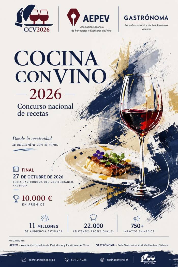España estrenará un concurso nacional de cocina con vino en Gastrónoma