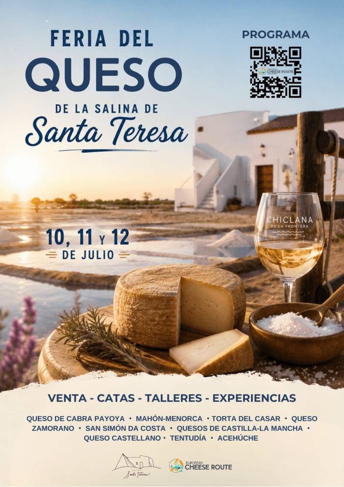 Chiclana reunirá a queserías de toda España en la Salina de Santa Teresa