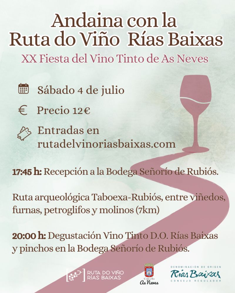 As Neves convierte su fiesta del vino tinto en una ruta entre viñedos y petroglifos