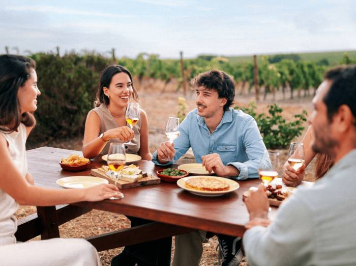 Jerez impulsa este verano nuevas formas de beber sus vinos en mesa y copa