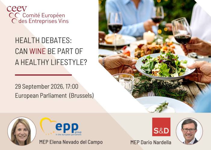 El sector del vino llevará al Parlamento Europeo el debate sobre salud y estilo de vida