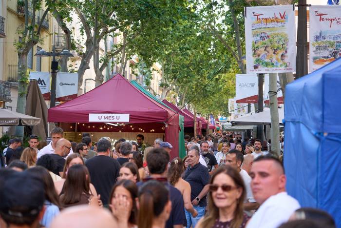 Temps de Vi cierra en Vilanova i la Geltrú su 15ª edición con lleno en todas las actividades