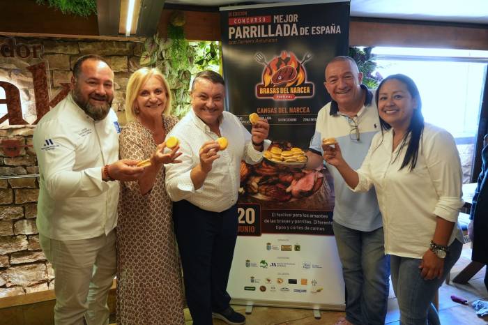 Málaga y Asturias unen sabores en Brasas del Narcea