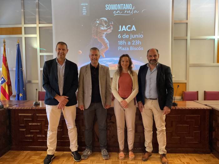Jaca acoge Somontano en Ruta con nueve bodegas y seis restaurantes