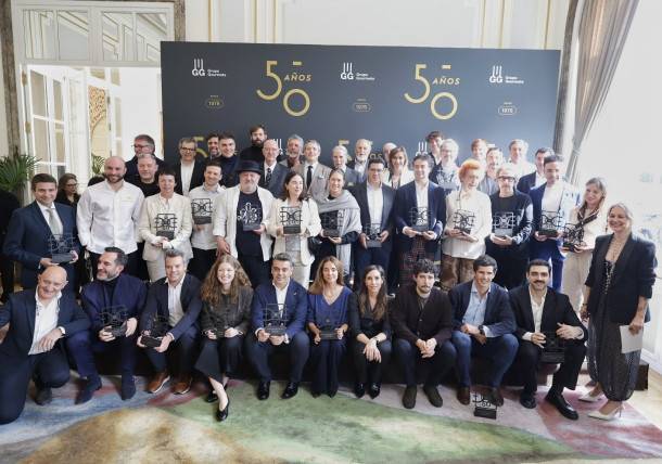 Grupo Gourmets celebra su 50 aniversario premiando a 50 figuras clave de la gastronomía española