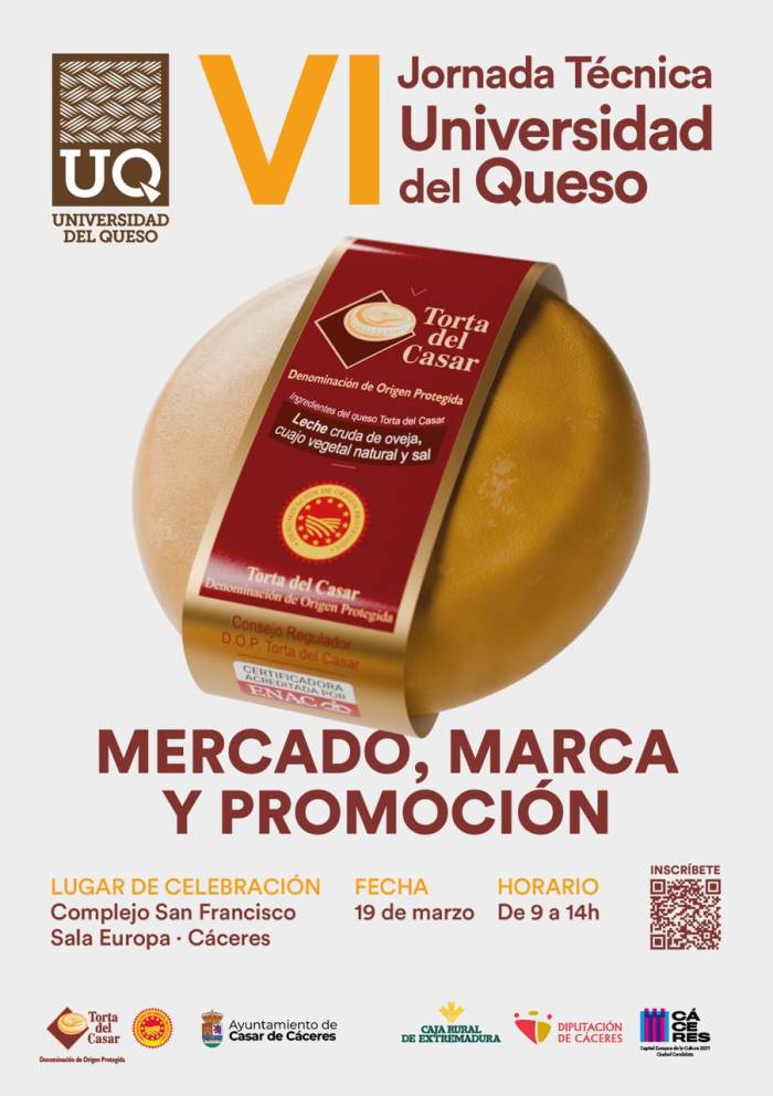 La Universidad del Queso reúne a expertos para impulsar la Torta del Casar en el mercado internacional