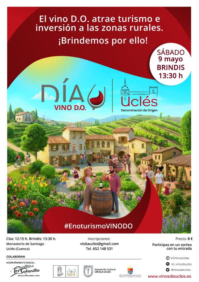 Uclés se suma al brindis colectivo del Día Vino D.O.