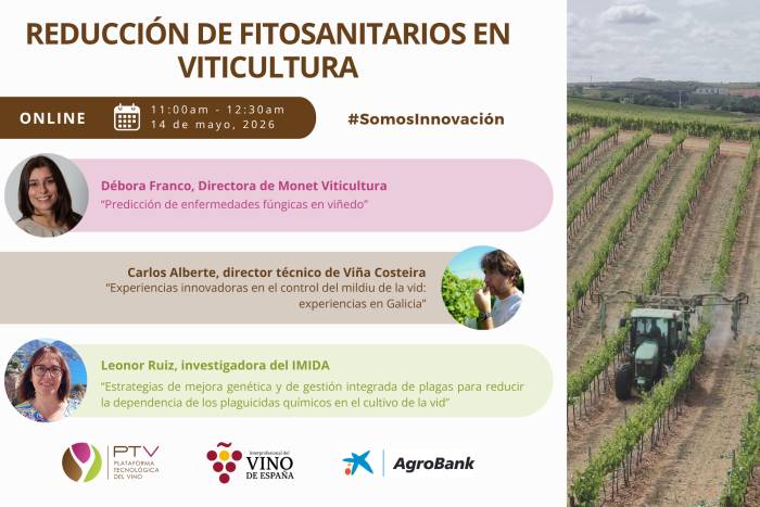 La Plataforma Tecnológica del Vino convoca un webinar sobre fitosanitarios