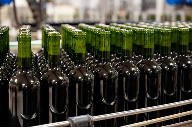 botellas de vino