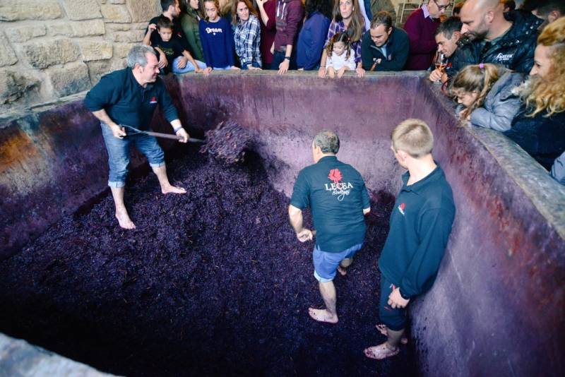 Bodegas Lecea avisa de que solo quedan últimas plazas para su fiesta del pisado de la uva