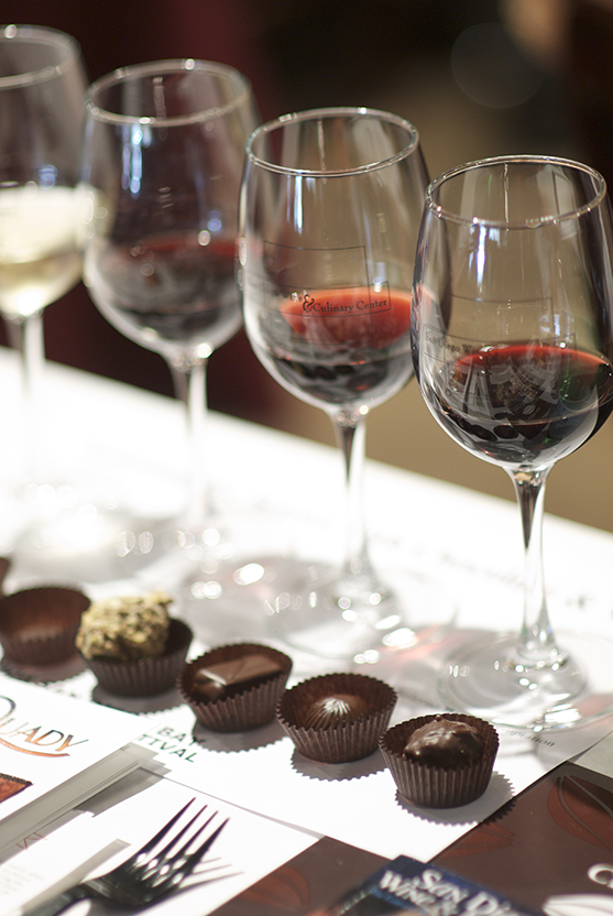 vino y chocolate