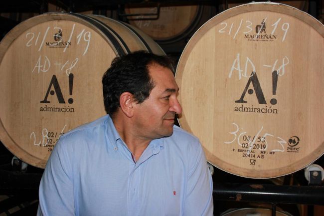Ángel Luis Margüello es el enólogo de Bodegas El Inicio