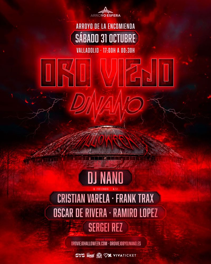 Oro Viejo by DJ Nano lleva su edición especial de Halloween a Arroyo Esfera este sábado