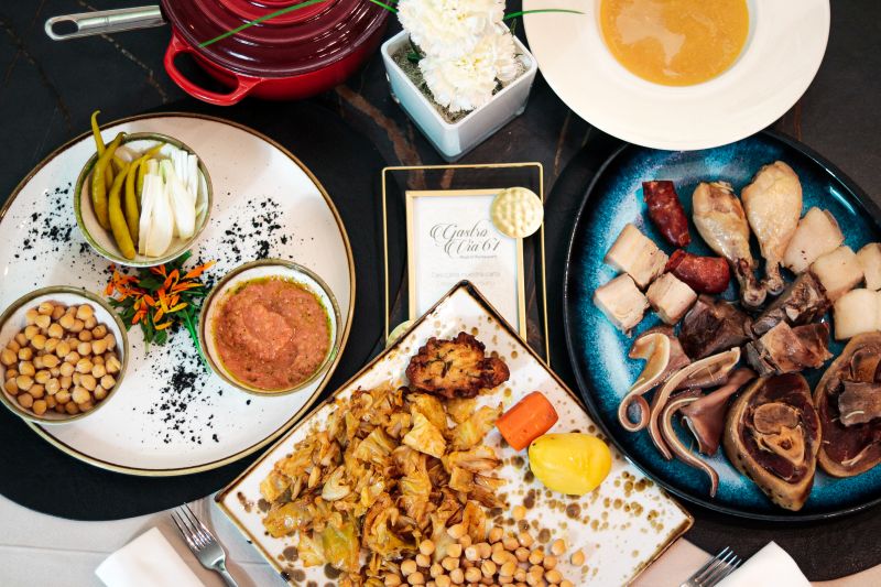El sabor más castizo de Madrid se sirve en tres vuelcos. El Cocido Madrileño más auténtico vuelve a GastroVía 61