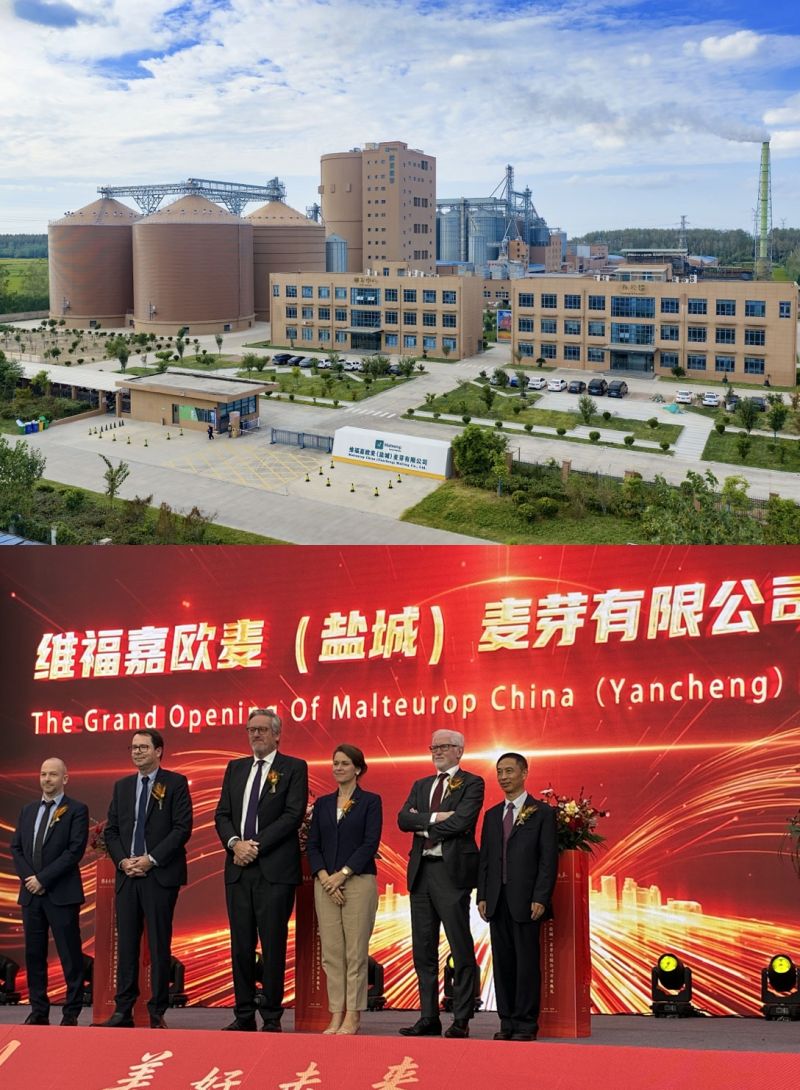 Malteurop acquisisce uno stabilimento di malto in Cina con una capacità annua di 220.000 tonnellate