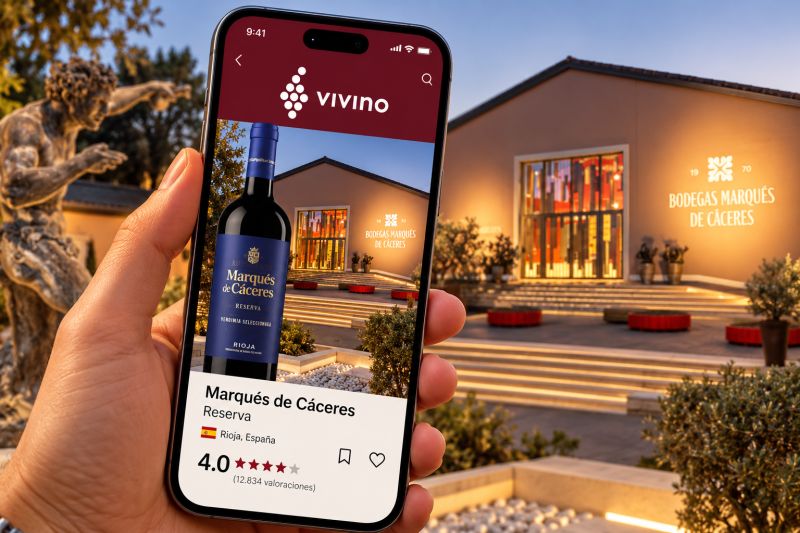 Marqués de Cáceres zählt weltweit zu den 15 meistgesuchten spanischen Weinmarken auf Vivino