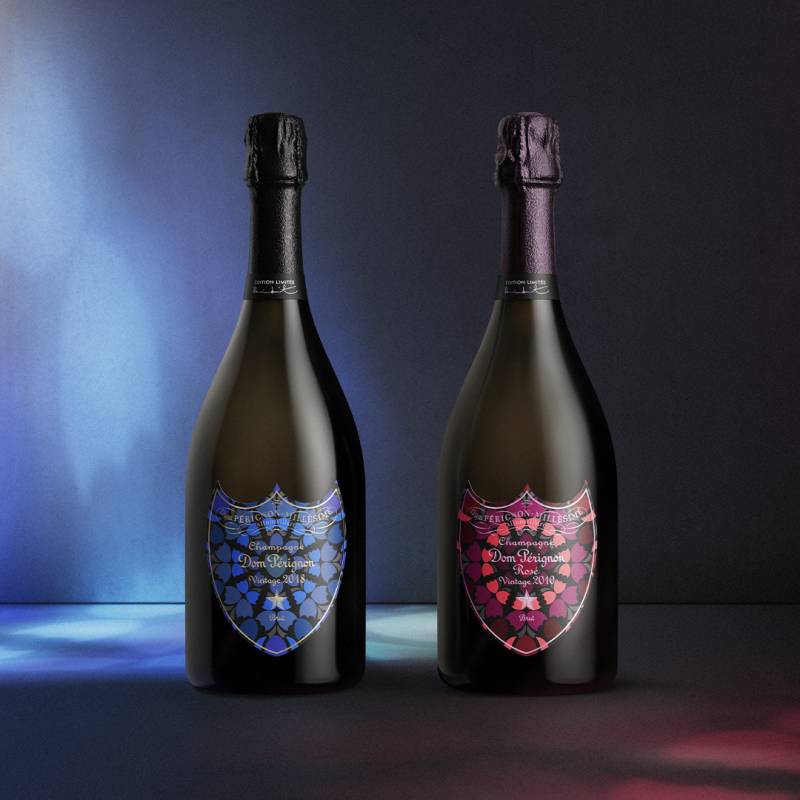 Dom Pérignon prepara una edición limitada con Damien Hirst basada en su estética caleidoscópica