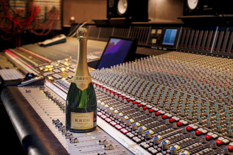 Krug Opens Larrabee Studios to the Public for a Champagne Tasting That Produces Live Music