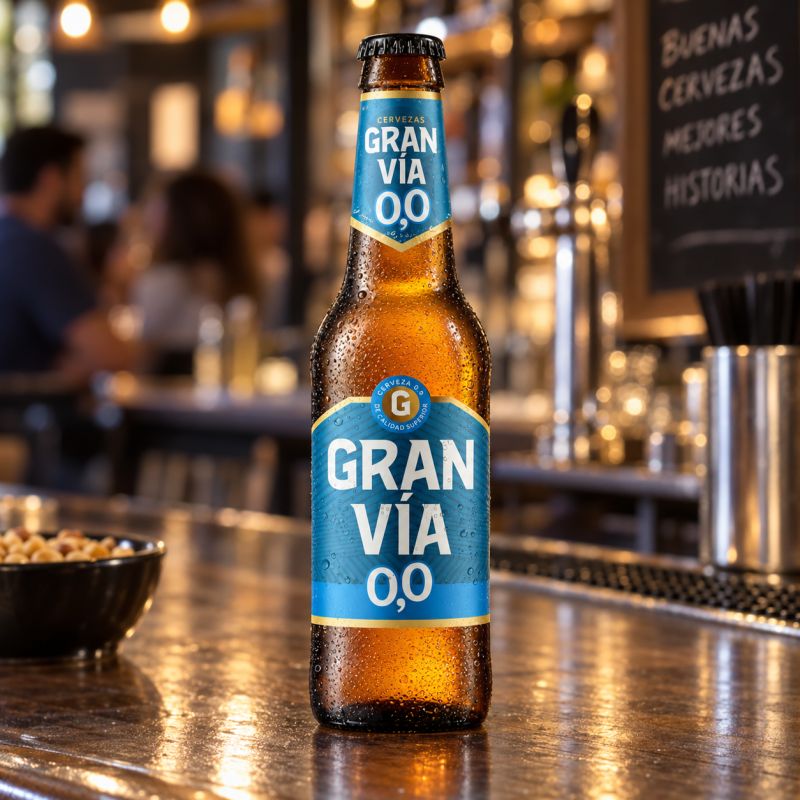 Cervezas Gran Vía lanza una nueva lager 0,0% elaborada sin desalcoholización